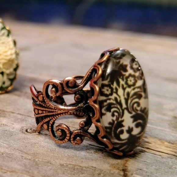 handmade for Jewelry - 🚫not for sale🚫Floral Filigree Ring